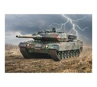 Italeri Maqueta 6567S – Leopard 2A6 1:35, kit plástico detallado sin barnizar