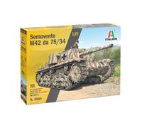 ITALERI -6584 Autopropulsado M42 de 75/34, Escala 1:35, Model Kit, Modelo de Plá