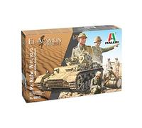 ITALERI - 6593 piezas Kpfw. IV F1/F2/G El Alamein, escala 1:35, modelo kit, modelo de plástico para montar, modelismo, multicolor, IT6593
