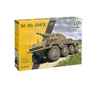 Italeri 6756 1:35 SD.Kfz. 234/3 Sw. Panzerspähwagen - modelismo, Kit, Modelo de Soporte, Manualidades, Hobby, Pegar, Kit de plástico, detallado, Kit de Tanque, Militar, Multicolor