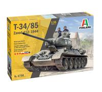 Italeri 6758 Panzer T34/85 ZAVOD 112 1944 Kit De Modelo De Plástico 1:35 NUEVO
