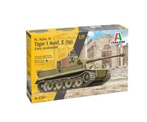 Italeri 6767 Pz. Kpfw. Vi Tiger I Ausf. E (TP) Early Production, Escala 1:35, Plastic Model Kit/Modelo de plástico para Montar
