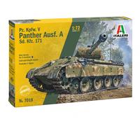 Italeri 7018 Tanque de Guerra V Panther Ausf. A Plástico Kit Modelo 1:72 Nuevo