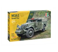Italeri 7063 M3A1 Scout Car, Scala 1:72, Model Kit/Modello in (Importación USA)
