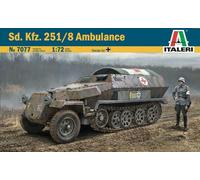 Italeri 7077 SD Kfz 251/8 Ambulancia 1:72 Escala Plástico Modelo Kit - T48 Post