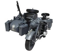 Italeri Maqueta Zündapp KS 750 con sidecar 1:9 militar 1941, kit plástico sin pintar