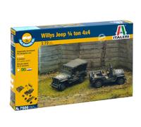 Italeri 7506 Willys Jeep 1/4 Tonelada 4X4 1/72 Escala Plástico Kit T48 LB Post