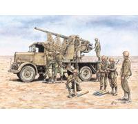ITALERI 7508 1/72 Autocannone 3RO Con Cañón AA 90/53