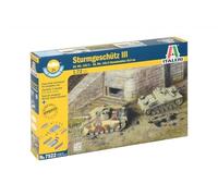 Italeri Maqueta Sturmgeschütz III Sd.Kfz.142/1 1:72 Plástico con adhesivo
