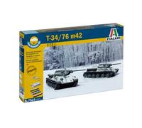 Italeri 7523 - 1/72 T-34/76 M42 (Incluye 2 Modelos) - Nuevo