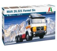 Italeri 756 MAN 26.321 Formel Seis Tractor Unidad 1:24 Escala Plástico Kit T48