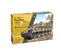 Italeri 90290 Pcs. Kpfw. V Panther Ausf. D, 1:35 Scale, Plasti (Importación USA)