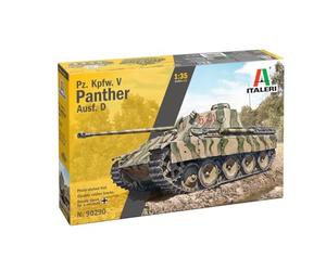 Italeri 90290 unids. Kpfw. V Panther Ausf D, escala 1:35, Plastic Model Kit/Modelo de plástico para montar