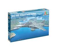 Italeri 91216 JAS-39D Gripen Twin Seater, 1:72 Scale, Plastic Model Kit/Model As