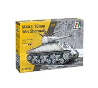 Italeri 96440 M4A3 76mm Wet Sherman, 1:35 Scale, Plastic Model (Importación USA)