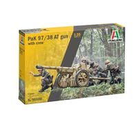Italeri 96460 Pak 97/38 AT Gun with Crew, 1:35 Scale, Plastic (Importación USA)
