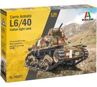 Italeri 96553 Kit De Modelo Plástico Tanque Ligero Italiano L6/40 1/35