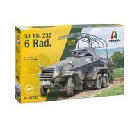 Italeri 97032 1:72 SD.Kfz. 232. 6 Ruedas - Modelismo, Kit de Montaje, maqueta, Manualidades, Hobby, Pegamento, Kit de plástico, Fiel al Detalle