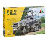 Italeri 97032 Sd.kfz. 232 6 Rueda D. Wehrmacht Plástico Kit Modelo 1:72 Nuevo