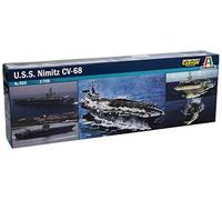 Uss Nimitz Avión Carrier 1:720 Plástico Modelo Kit 0503 Italeri