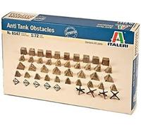 Obstáculos Anticarro Diorama Kit De Plástico 1:72 Modelo ITALERI