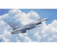 Italeri-F-16A F16-A Fighting Falcon Modelo de plástico para ensamblar, Color Gris, Large (IT2786)