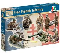 Italeri-French Infantry WWII Ejército 6189 1:72 Infantería Fra (Importación USA)