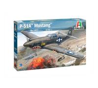 Italeri IT1423 1423 P-51A Mustang, 1:72 Scale, Kit, Plastic As (Importación USA)