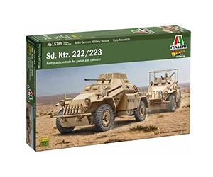 ITALERI IT15769 15769 SD Car 222/223 Escala 1:56, Kit de plástico autoensamblado, fabricación de Modelos