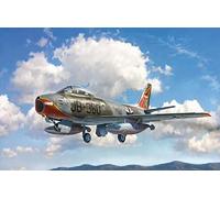 Italeri Italeri-F-86e, Mikoyan-Gurevich 1:48 F-86E Sabre, réplica Fiel, modelismo, Manualidades, aficiones, Pegado, Kit plástico, Montaje, Multicolor, Miniatura (IT2799)