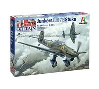 Italeri Italeri-Ju-87b 1:48 Junkers JU-87B Stuka Bat.o.Brit, maquetas, Manualidades, aficiones, Pegamento, Kit de construcción de plástico, Fiel al Detalle, Mittel (2807S)