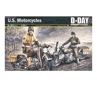 Italeri: maqueta de moto estadounidense de la II Guerra Mundial, escala 1:35