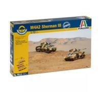 Italeri: maqueta de tanque M4A2 Sherman III, escala 1:72