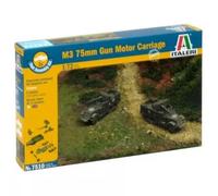 Italeri: maqueta de transporte blindado semioruga M3 de 75 mm, escala 1:72