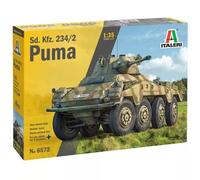 Italeri: Maqueta de vehículo blindado Sd.Kfz 234/2 Puma, escala 1:35