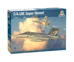 Italeri Maqueta Super Hornet 510002791 1:72 F/A-18E Super Hornet, Juego de construcción, modelismo, Manualidades, Hobby, Pegar, construcción de plástico, Detallada, sin Pintar