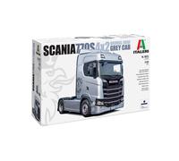 Italeri 3971 1:24 Scania S770 4x2 Techo Normal GreyCap - Kit, modelismo de pie, Manualidades, Hobby, encolado, Kit de plástico, Fiel al Detalle, Kit de camión