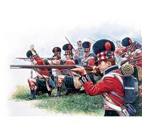 Italeri Modelo 6004 Escala 1:72 Soldados de Infantería Highlander Europa Napoleónico Gran Bretaña No. 50 Soldados