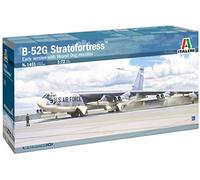 Italeri Perro 1451 1:72 B-52G Versión temprana c. Hound-Dog-Modelo de Suelo, Hobby, Pegado, Kit de plástico, detallado, Multicolor, Color unvarnished, 0