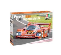 Italeri 3678 Porsche 956 Jagermeister, scala 1:24, Plastic Model Kit/Modello in