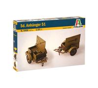 Italeri-SD File. Anhanger 51 Italia Kit de Modelo, Color sin P (Importación USA)