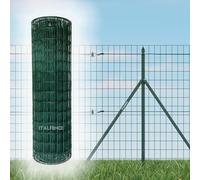 Italfence - Malla metálica para cercado, malla electrosoldada galvanizada y plastificada, 25m (Todas las alturas disponibles) [Ø2,30mm, 125cm]