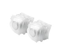 Italfit - 24 imanes para coser de neodimio de 20 mm - Fuerza 4,5 kg, grosor 3 mm - Imanes con carcasa de plástico cosible 37 x 37 mm para tejidos, bolsos y manualidades