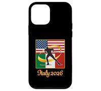 Italia 2026 esquí de fondo de country USA Italia Flaros de Carcasa para iPhone 12 mini