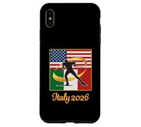 Italia 2026 esquí de fondo de country USA Italia Flaros de Carcasa para iPhone XS Max