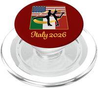 Italia 2026 par de parejas 2026 EE. UU. Italia banderas de PopSockets PopGrip para MagSafe