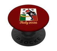Italia 2026 Patinaje sobre hielo Corea Sur Flag Sports de PopSockets PopGrip Adhesivo