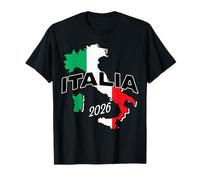 Italia 2026 s Italy Map Flag s Italian Heritage s Travel Camiseta