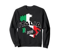 Italia 2026 s Italy Map Flag s Italian Heritage s Travel Sudadera