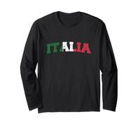 Italia Angustiado Manga Larga
